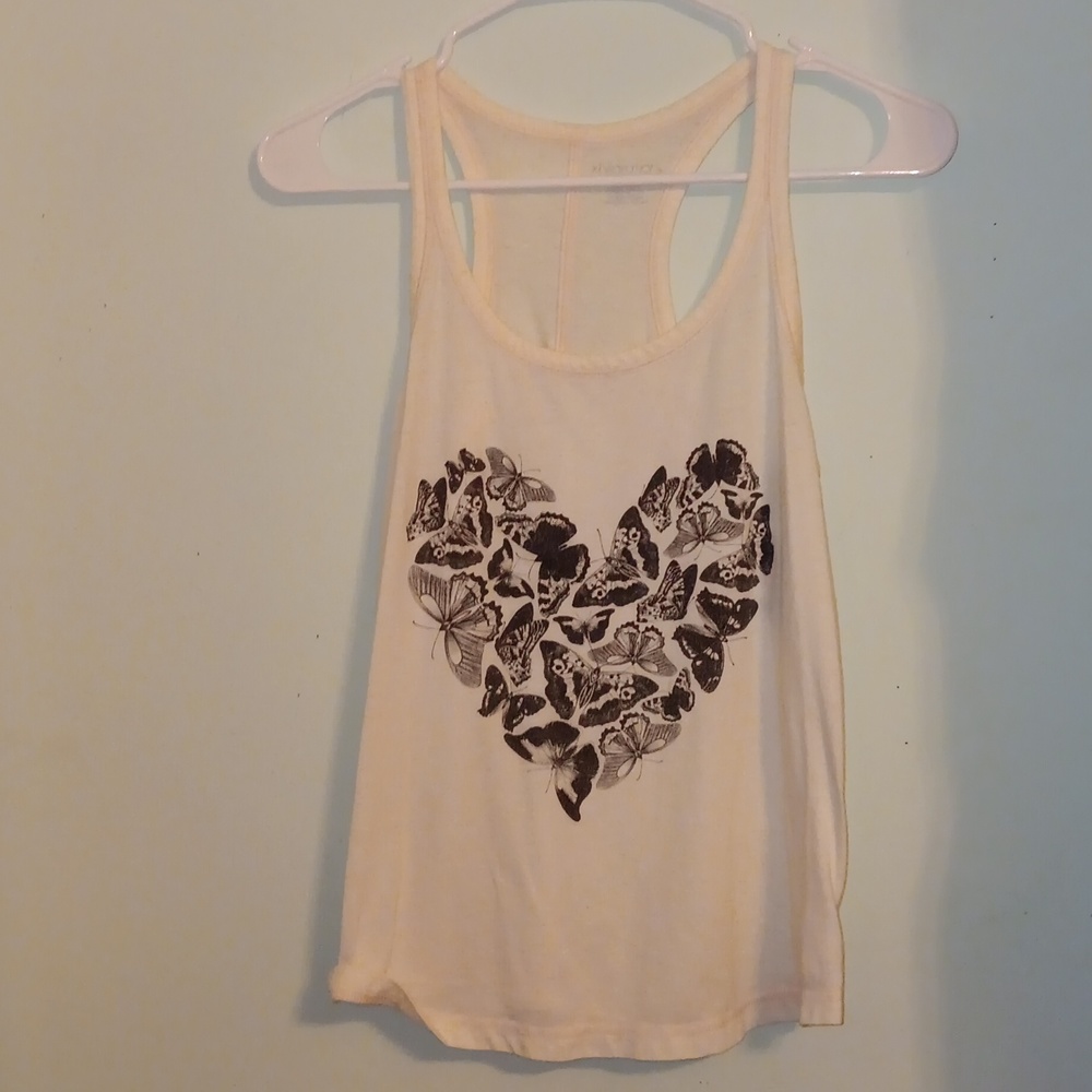 Cotton sleepwear butterfly tang top